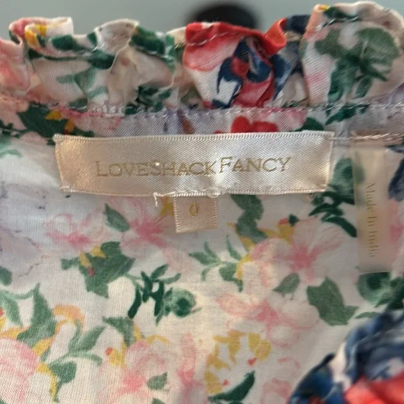 LoveShackFancy Bryant Top Rush of Red